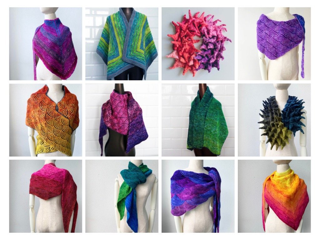Featured Knitting Patterns for Gradient Yarns Infinite Twist