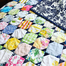 Load image into Gallery viewer, Half-Snowball Quilt Free Tutorial