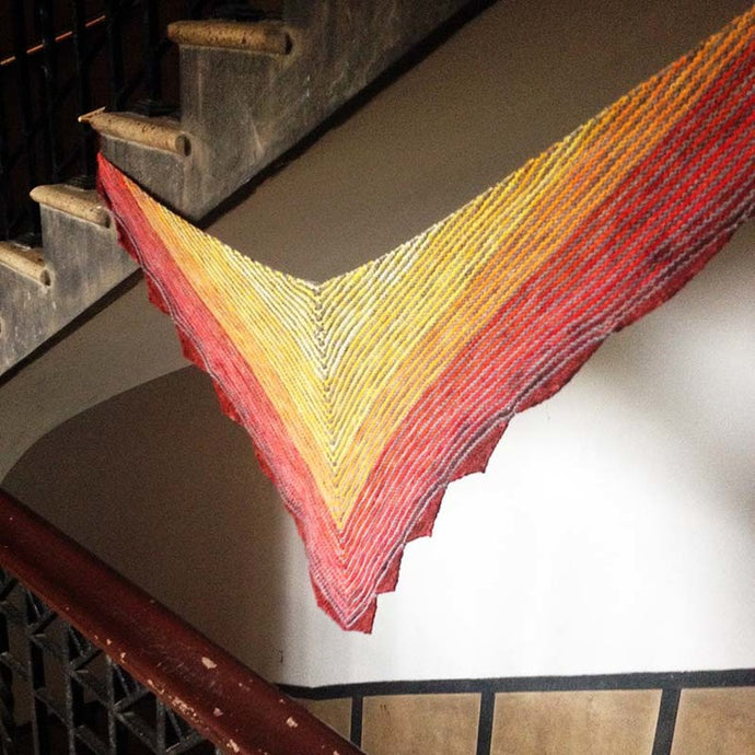 F.O. Friday: Gradient Carousel Shawl
