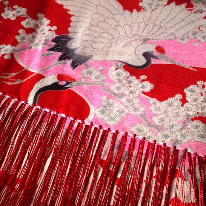 f.o. friday: kimono silk & thai silk scarf