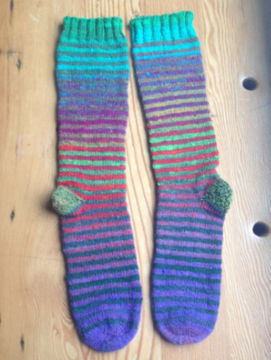 f.o. friday: stripey socks, at last!