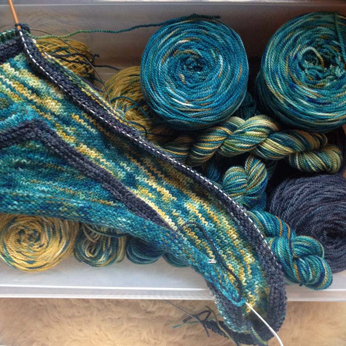 on the needles: back to the beginning (again!) and new kits!