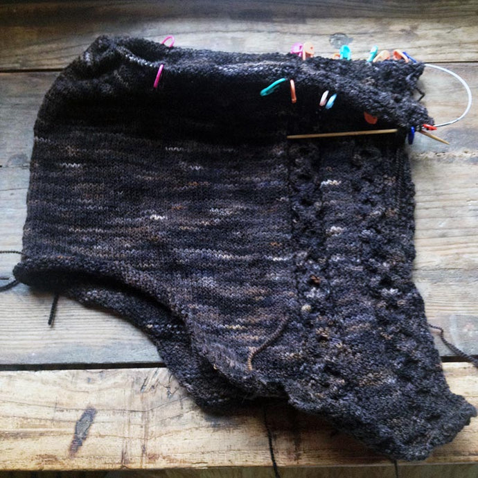 on the needles: the never-ending hoodie