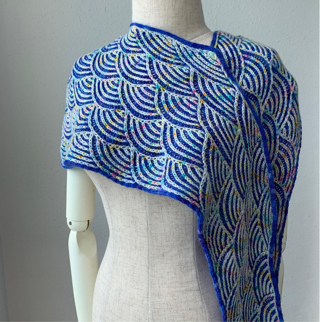 Minnow Shawl Knitting Pattern
