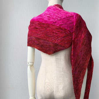 High Gloss Shawl Knitting Pattern - Infinite Twist