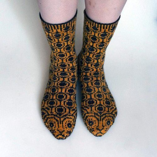 Jaguar House Socks Knitting Pattern - Infinite Twist