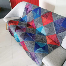 Load image into Gallery viewer, Knitter&#39;s Quilt: Dancing Diamonds Knitting Pattern - Infinite Twist
