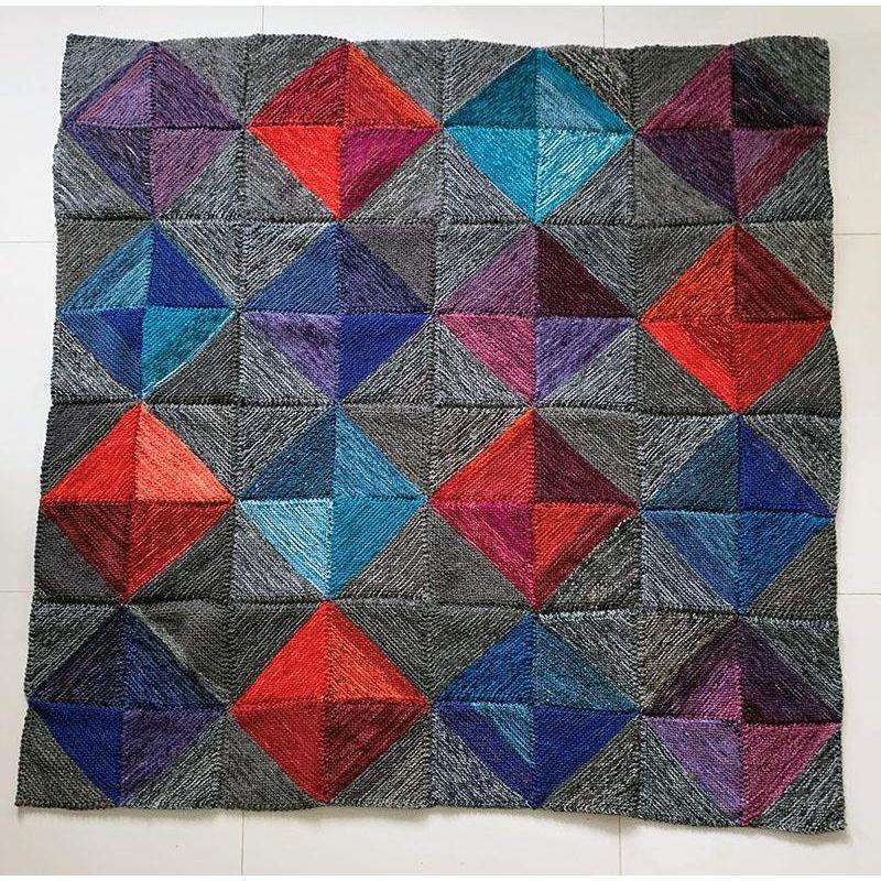 Knitter's Quilt: Dancing Diamonds Knitting Pattern - Infinite Twist