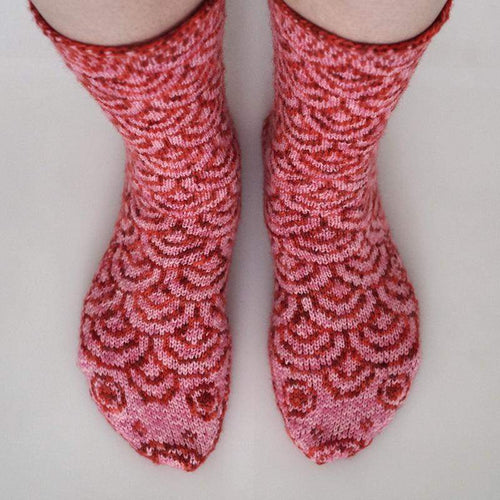 Nishikigoi House Socks Knitting Pattern - Infinite Twist