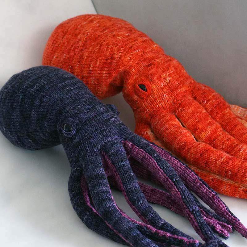 Opal the Octopus Knitting Pattern Infinite Twist